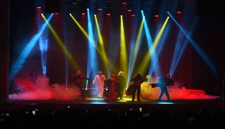 المكرمون خلال حفل افتتاح المهرجان