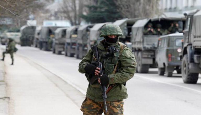 حشود عسكرية روسية على الحدود الأوكرانية