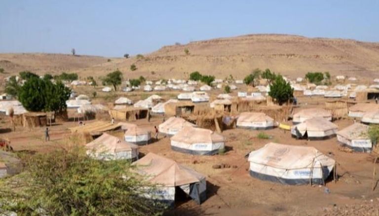 خيمات للاحئين داخل السودان - أرشيفية