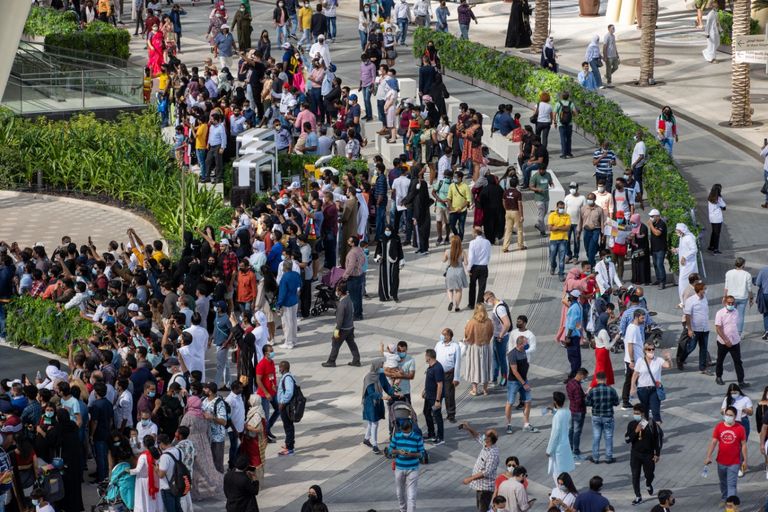 جانب من احتفالات عيد الاتحاد الخمسين في