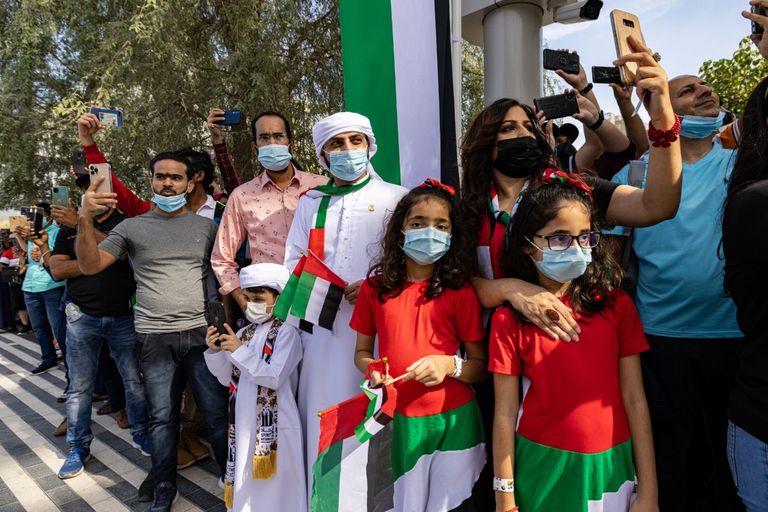 جانب من احتفالات عيد الاتحاد الخمسين في