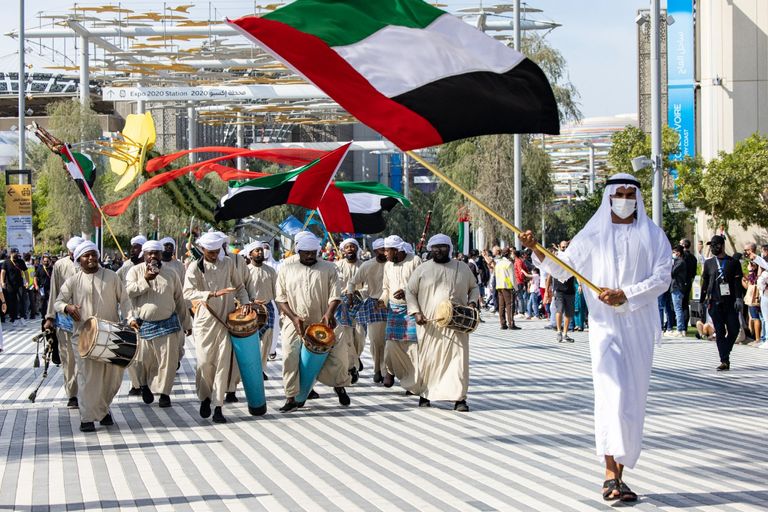 جانب من احتفالات عيد الاتحاد الخمسين في