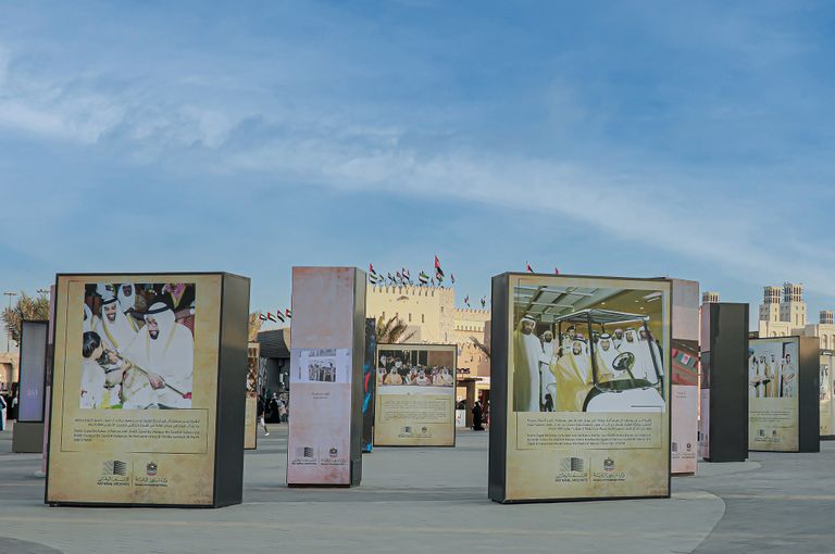 جانب من المعروضات في مهرجان الشيخ زايد