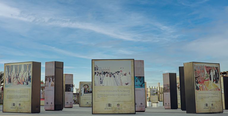 جانب من المعروضات في مهرجان الشيخ زايد