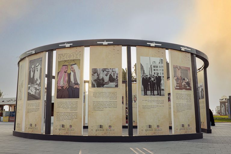 جانب من المعروضات في مهرجان الشيخ زايد