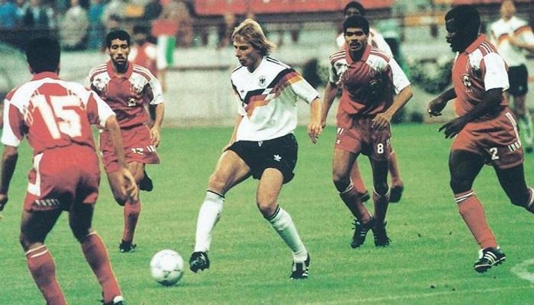 منتخب الإمارات ضد ألمانيا الغربية في مونديال 1990