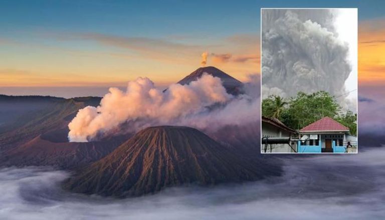 ثوران بركان سيميرو في إندونيسيا 