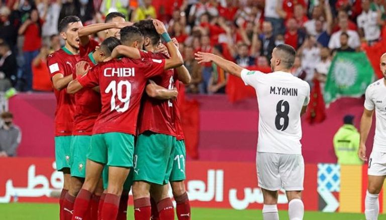 فيديو ملخص وأهداف مباراة المغرب والأردن في كأس العرب 2021