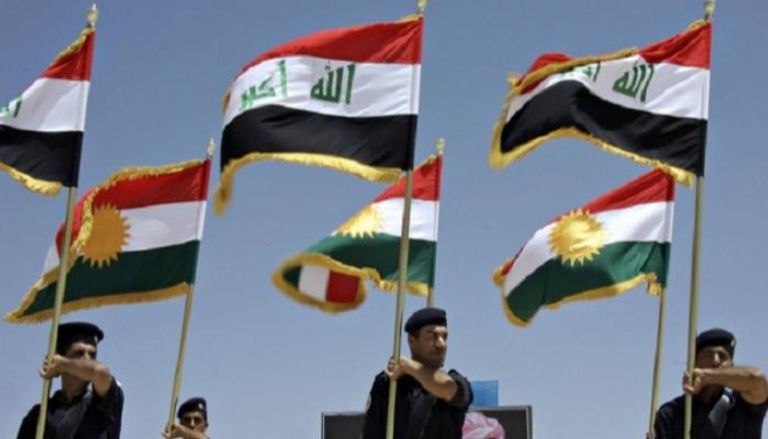 أعلام العراق وكردستان العراق - أرشيفية
