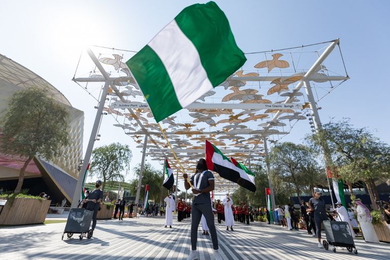 احتفالات اليوم الوطني لنيجيريا في إكسبو 2020 جانب من احتفالات اليوم الوطني لنيجيريا في إكسبو 2020