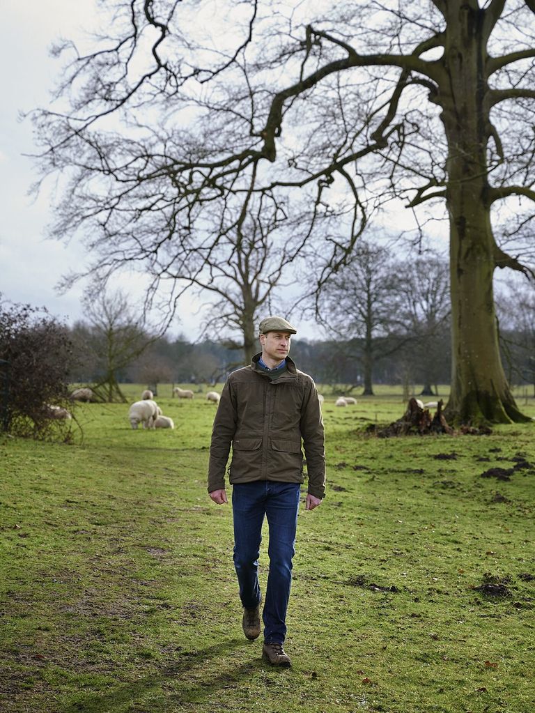 الأمير ويليام مع زوجته وأبنائه