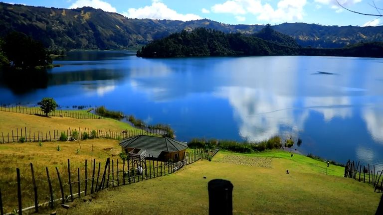 بحيرة ونتشي بإقليم أوروميا جنوبي غربي إثيوبيا 