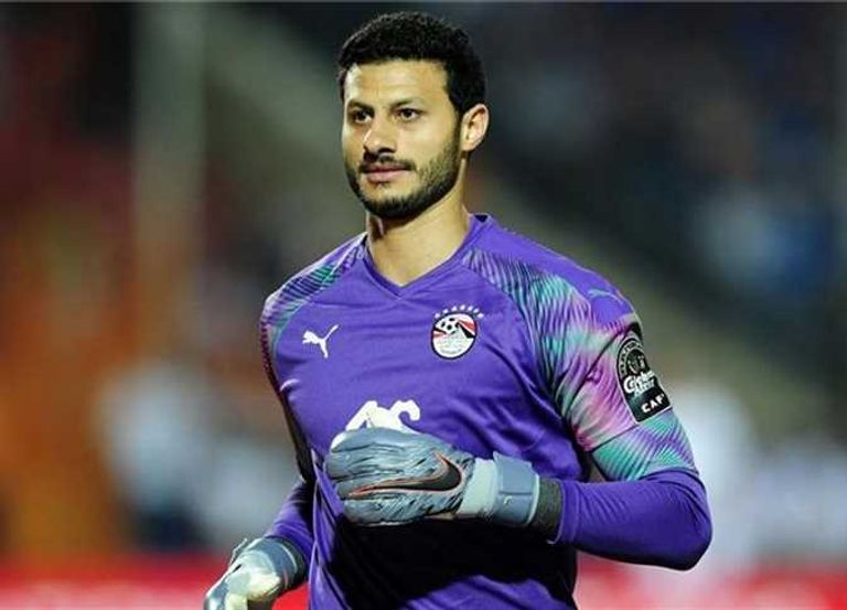 محمد الشناوي حارس مرمى منتخب مصر محمد صلاح لاعب منتخب مصر