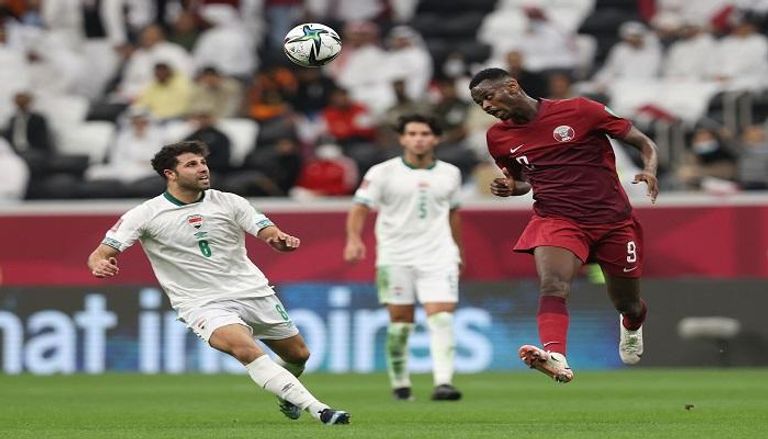 قطر ضد العراق في كأس العرب 2021