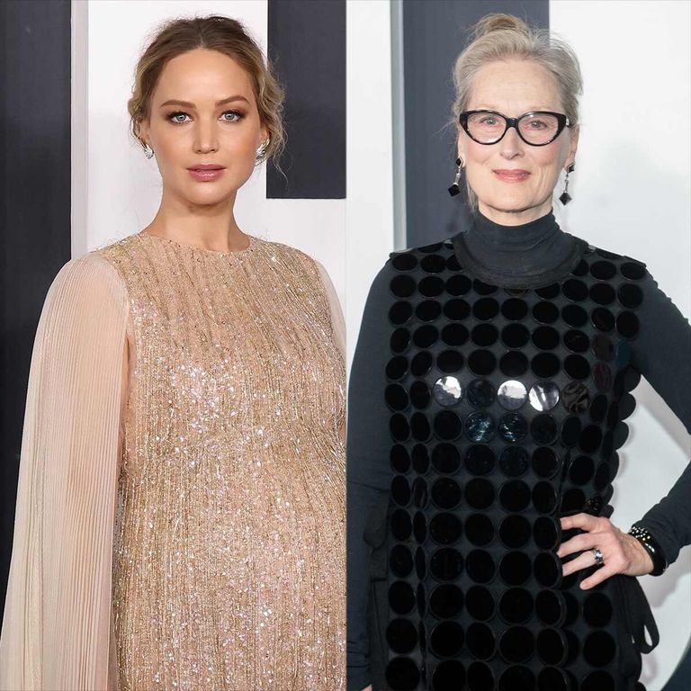 الممثلتان ميريل ستريب وجينيفر لورنس