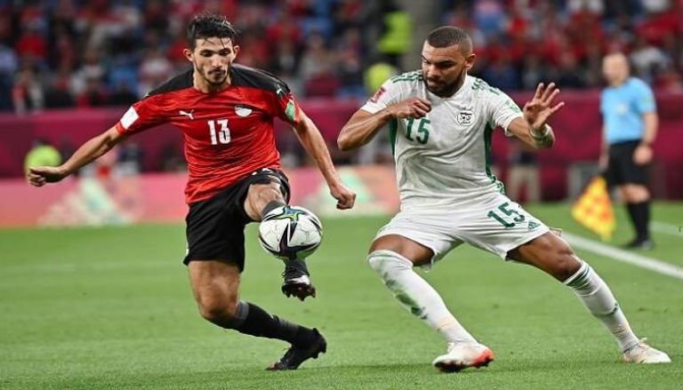مصر والجزائر مباراة مثيرة في كأس العرب 2021