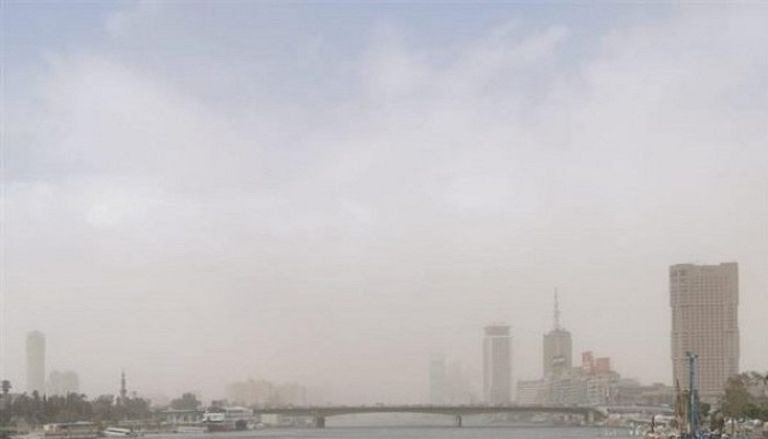 مصر تشهد هذه الأيام أجواء ترابية عاصفة - أرشيفية