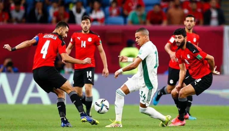 فيديو ملخص وأهداف مباراة مصر والجزائر في كأس العرب 2021