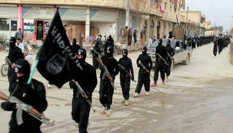 عناصر لتنظيم داعش الإرهابي- أرشيفية
