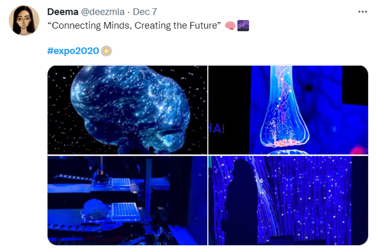 إكسبو يتصدر اهتمامات سكان دولة الإمارات على تويتر إكسبو يتصدر اهتمامات سكان دولة الإمارات