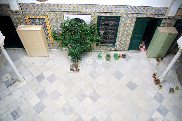 فناء منزل ابن خلدون