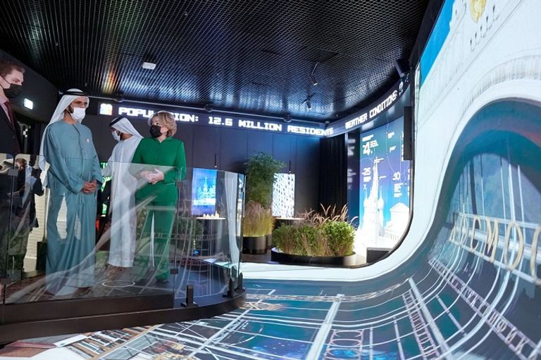 محمد بن راشد يلتقي رئيسة مجلس الاتحاد للجمعية الفدرالية الروسية