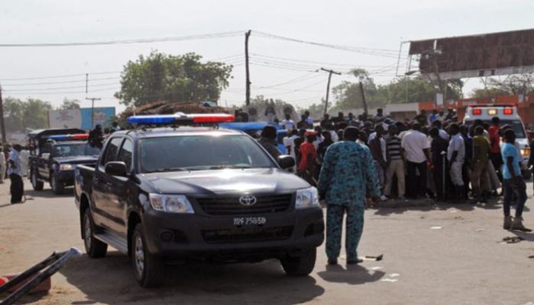 الشرطة في موقع هجوم سابق بنيجيريا