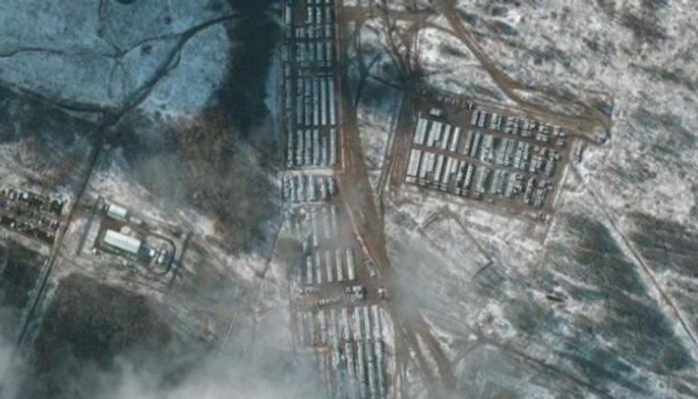 صور الأقمار الصناعية للتعزيزات الروسية قرب أوكرانيا - واشنطن بوست