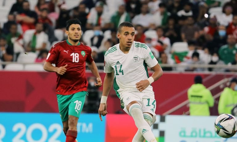 سفيان بن دبكة الجزائر ضد المغرب