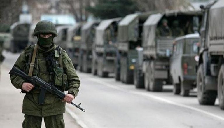 حشود عسكرية روسية على الحدود الأوكرانية - أرشيفية