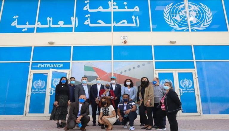  مدير عام منظمة الصحة العالمية أثناء الزيارة