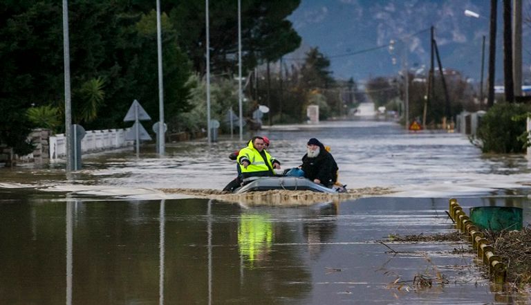 فيضانات عارمة في اليونان