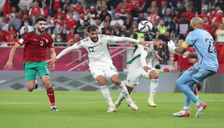 مباراة المغرب والجزائر في كأس العرب 2021