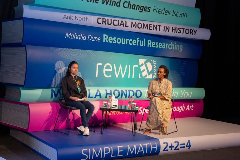 جانب من فعاليات اليوم الثاني لقمة ريوايرد