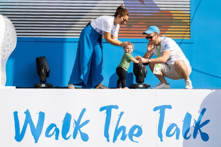 ريم الهاشمي ومدير منظمة الصحة العالمية