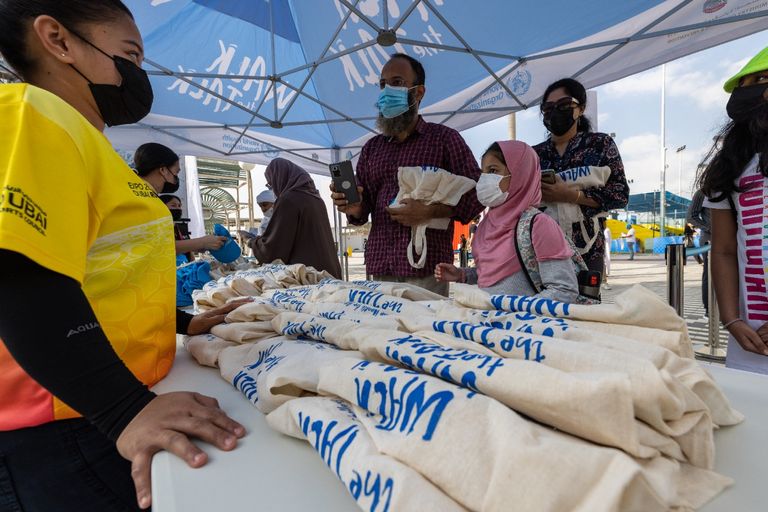 ريم الهاشمي ومدير منظمة الصحة العالمية