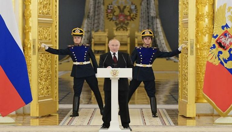 الرئيس الروسي داخل الكرملين