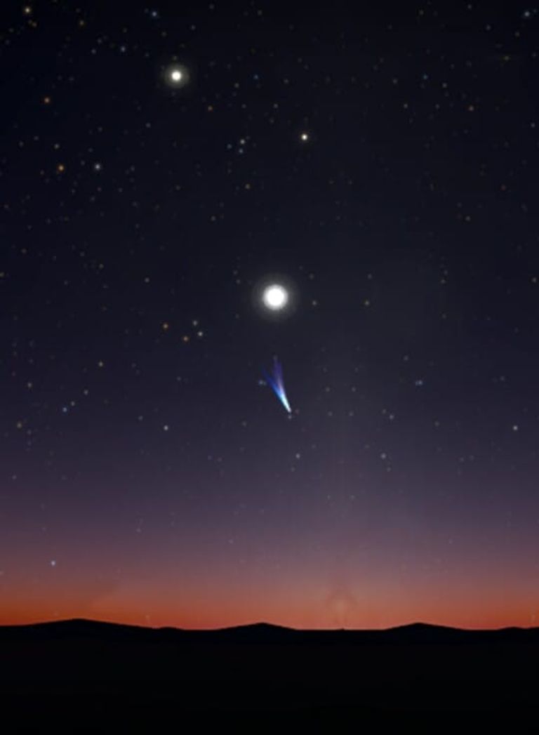 الظهور الأخير للمذنب ليونارد