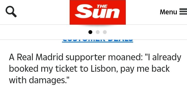 تغريدة لمشجع يونايتد