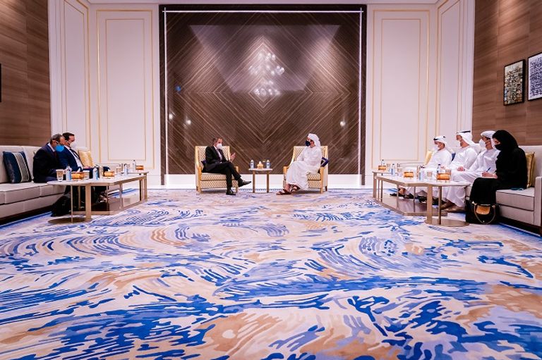 عبدالله بن زايد يستقبل مدير عام الوكالة الدولية للطاقة الذرية