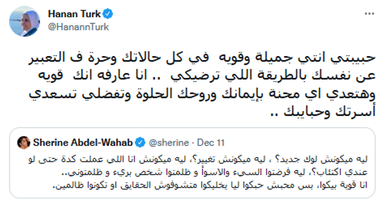 الفنانة المصرية حنان ترك