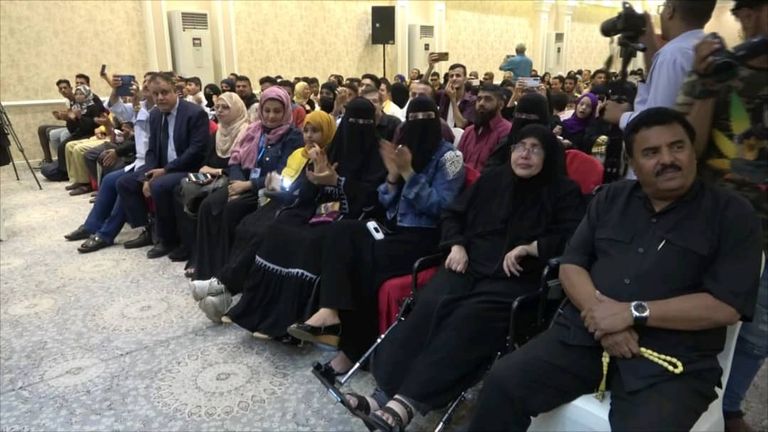 أصحاب الهمم خلال الاحتفال