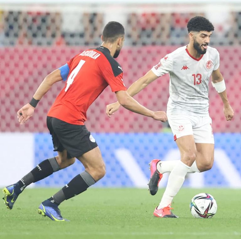 تونس ضد مصر مباراة مصر وتونس في كأس العرب 2021