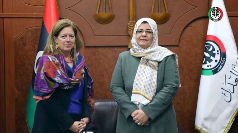 جانب من لقاءات وليامز في مصراتة