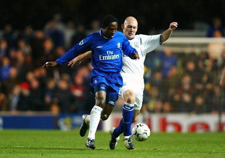 كريستيانو رونالدو أثناء الاحتفال بالتسجيل في أرسنال