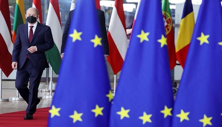 القادة الأوروبيون خلال اجتماعهم ببروكسل