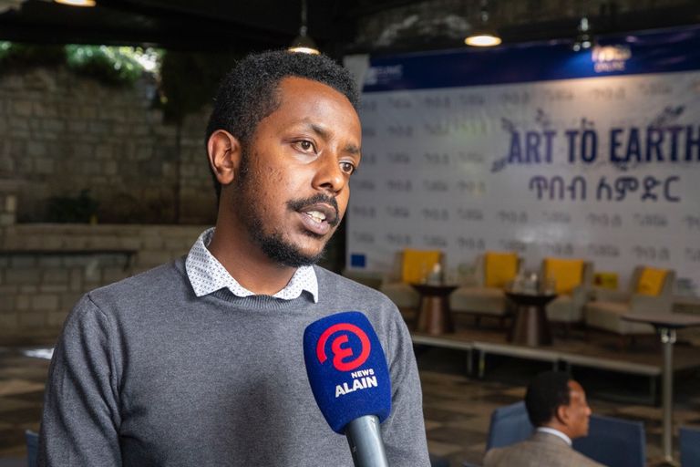 جانب من برنامج إطلاق مهرجان "طباب بادباباي" في أديس أبابا