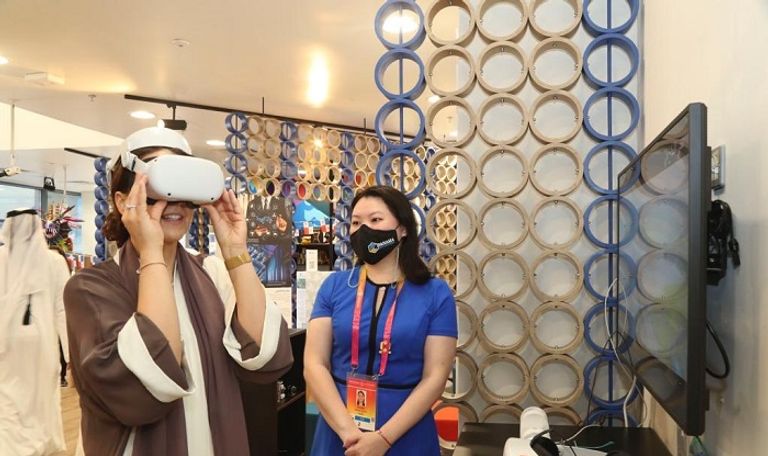 مريم المهيري تزور جناح بنما في إكسبو 2020 دبي