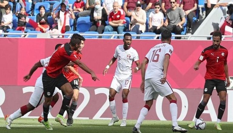 بث مباشر لمباراة مصر وقطر في كأس العرب 2021