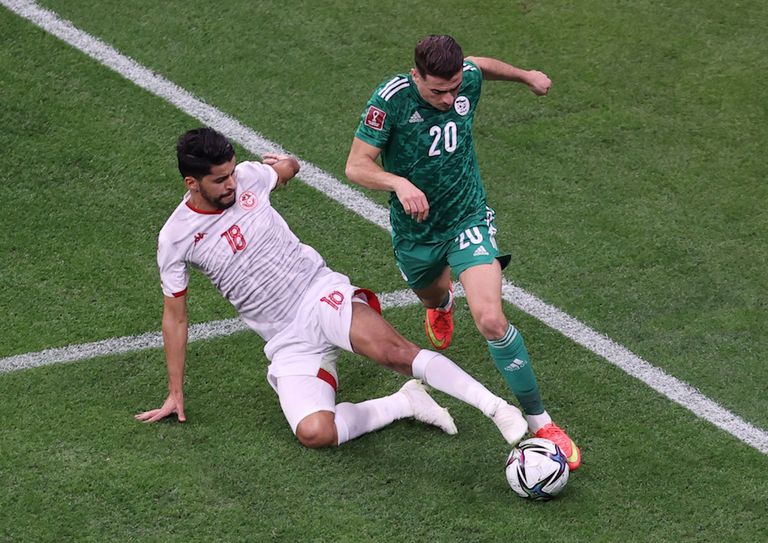 مباراة الجزائر وتونس في كأس العرب 2021